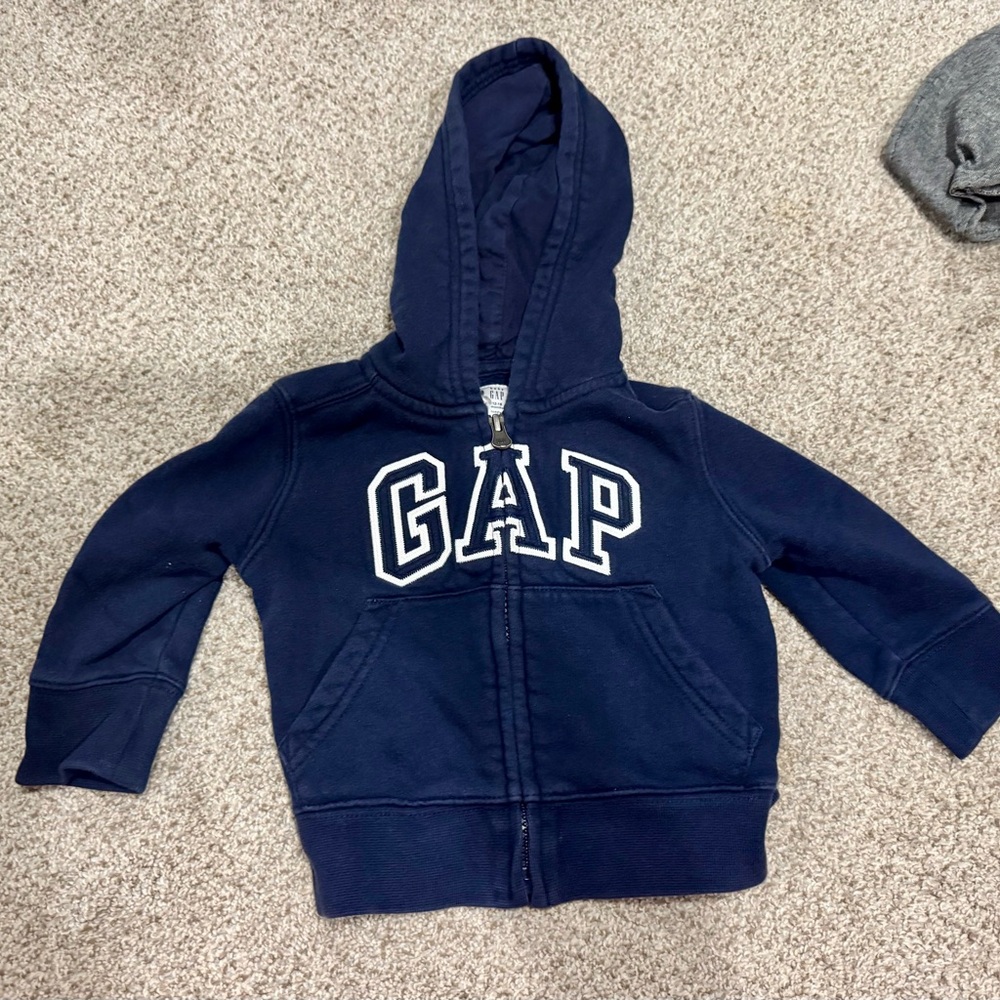 GAP Kids Dark Blue Zip-Up Hoodie